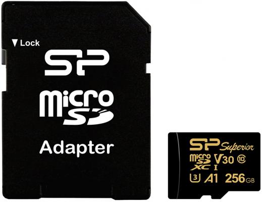 Карта памяти microSDXC 256Gb Silicon Power SP256GBSTXDV3V1GSP