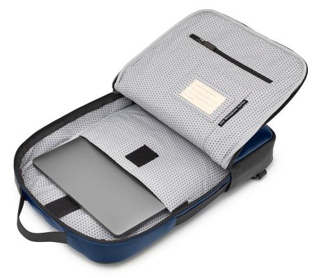 Сумка-рюкзак 15" Moleskine Classic PRO Device эко-кожа синий ET96CPDBV15B20