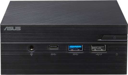 Неттоп Asus PN40-BP819ZV PS J5040 (2)/4Gb/SSD128Gb/UHDG 600/Windows 10 Professional/черный