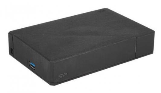 Внешний жесткий диск 6TB Silicon Power Stream S07, 3.5, USB 3.2, адаптер питания, Черный жесткий диск