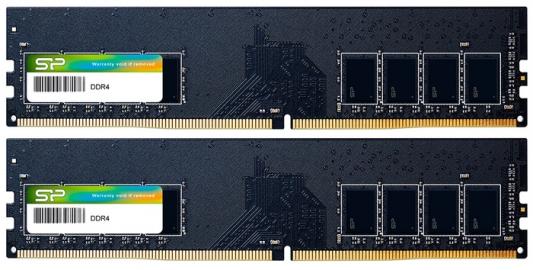 Оперативная память для компьютера 16Gb (2x8Gb) PC4-28800 3600MHz DDR4 DIMM CL18 Silicon Power XPower AirCool (SP016GXLZU360B2A)