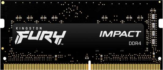 Оперативная память для ноутбука 16Gb (1x16Gb) PC4-21300 2666MHz DDR4 SO-DIMM CL15 Kingston FURY Impact (KF426S15IB1/16)