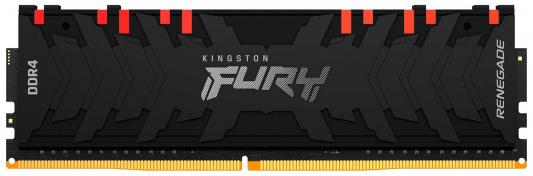 Оперативная память для компьютера 8Gb (1x8Gb) PC4-32000 4000MHz DDR4 DIMM CL19 Kingston FURY Renegade RGB (KF440C19RBA/8)
