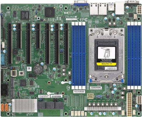 Плата материнская SuperMicro MB Single AMD EPYC™ 7002 Series/2TB Registered/5 PCI-E 4.0 x16,2 PCI-E 4.0 x8,M.2 Interface/8 SATA3, 8 SATA3/2 Gigabit Ethernet LAN/AST2500 BMC/Up to 6 USB 3.0