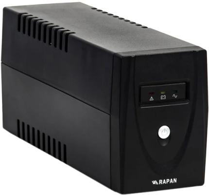 RAPAN-UPS 800 power supply 220 V 800VA / 480W meander with battery 7 Ah interactive