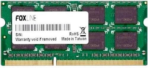 Оперативная память для ноутбука 16Gb (1x16Gb) PC4-25600 3200MHz DDR4 SO-DIMM CL22 Foxline FL3200D4S22-16G FL3200D4S22-16G