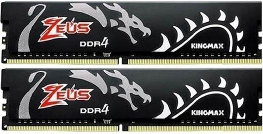 Оперативная память для компьютера 32Gb (2x16Gb) PC4-25600 3200MHz DDR4 DIMM CL16 KingMax Zeus Dragon Gaming (KM-LD4A-3200-32GDHB16)