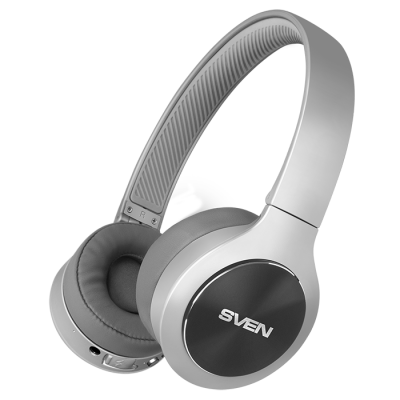 Беспроводные стереонаушники с микрофоном SVEN AP-B580MV, серый (Bluetooth)