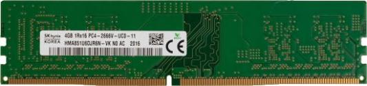 Оперативная память для компьютера 4Gb (1x4Gb) PC4-21300 2666MHz DDR4 DIMM CL19 Hynix HMA851U6DJR6N-VKN0