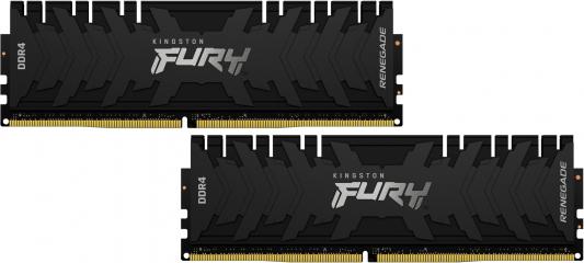 Оперативная память для компьютера 16Gb (2x8Gb) PC4-36800 4600MHz DDR4 DIMM CL19 Kingston Fury Renegade KF446C19RBK2/16