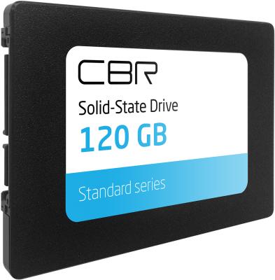 CBR Внутренний SSD-накопитель SSD-120GB-2.5-ST21, серия "Standard", 120 GB, 2.5", SATA III 6 Gbit/s, Phison PS3111-S11, 3D TLC NAND, R/W speed up to 550/420 MB/s, TBW 100 TB