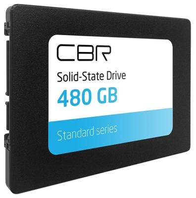 Твердотельный накопитель SSD 2.5 480 Gb CBR Standard Read 550Mb/s Write 500Mb/s TLC (SSD-480GB-2.5-ST21)