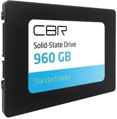 Твердотельный накопитель SSD 2.5" 960 Gb CBR Standard Read 545Mb/s Write 495Mb/s 3D NAND TLC (SSD-960GB-2.5-ST21)