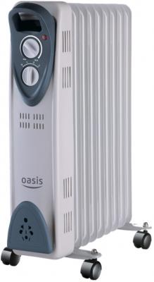 Масляный радиатор Oasis UT-15 1500 Вт термостат серый