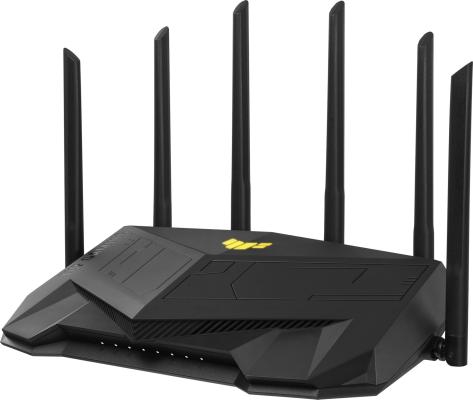 Wi-Fi роутер ASUS TUF-AX5400 802.11abgnacax 4804Mbps 2.4 ГГц 5 ГГц 4xLAN черный