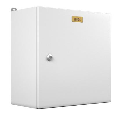 Шкаф электротехнический Elbox EMW-800.600.300-1-IP66 настенный 800мм 600мм 300мм 285мм IP66 несъемн.бок.пан. 150кг серый