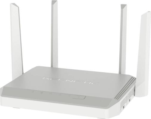 Wi-Fi роутер Keenetic Peak KN-2710 802.11abgnac 1733Mbps 2.4 ГГц 5 ГГц 8xLAN USB 2.0 USB 3.2 серый