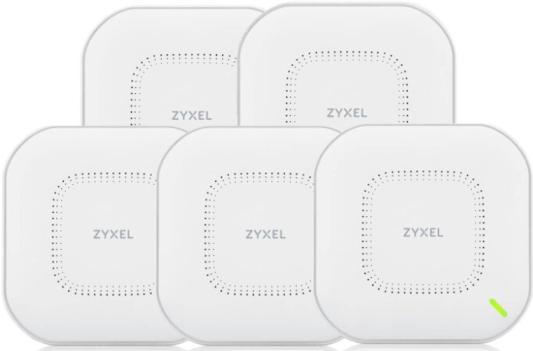 ZYXEL WAX610D (Pack of 5 pcs) NebulaFlex Pro Hybrid Access Point, WiFi 6, 802.11a / b / g / n / ac / ax (2.4 and 5 GHz), MU-MIMO, 4x4 dual-pattern antennas, up to 575 + 2400 Mbps, 1xLAN 2.5GE, 1xLAN GE, PoE, 4G / 5G protection