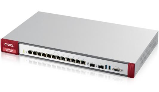 ZYXEL ZyWALL ATP700 Firewall, Rack, 12 Configurable (LAN / WAN) GE, 2xSFP, 2xUSB3.0, AP Controller (8/264) Ports, Device HA Pro, Sandbox, and Botnet Filter, 1 Year Gold Subscription (Full UTM -functional, SecuReporter and control 264 AP)