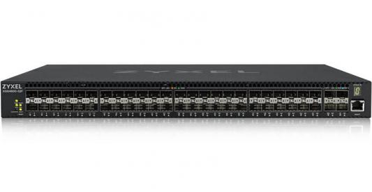 ZYXELXGS4600-52F AC L3 Managed Switch, 48 port Gig SFP, 4 dual pers.  and 4x 10G SFP+, stackable, dual PSU AC