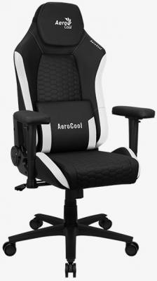 Кресло для геймеров Aerocool CROWN чёрный белый