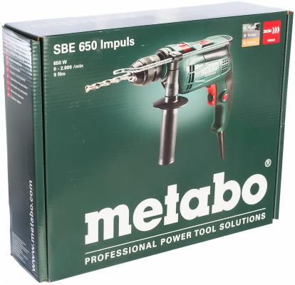 Дрель ударная METABO SBE 650 Impuls (600743000)