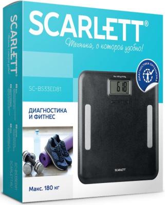 Весы напольные Scarlett SC-BS33ED81 чёрный