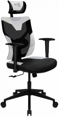 Кресло для геймеров Aerocool GUARDIAN Azure чёрный белый