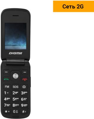 Телефон Digma VOX FS240 черный