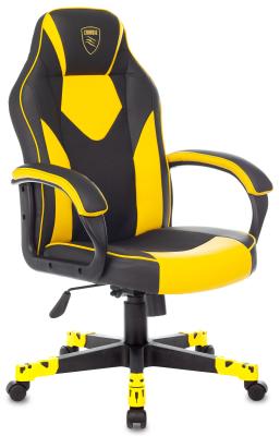 Кресло для геймеров Zombie GAME 17 чёрный жёлтый