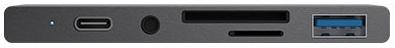 Концентратор USB Type-C SwitchEasy SwitchDrive USB Type-C 1 х USB 3.0 HDMI SD microSD mini-Jack3.5 серый