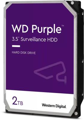 Жесткий диск 3.5" 2 Tb 5400 rpmrpm 256 MbMb cache Western Digital Purple Surveillance WD22PURZ SATA III 6 Gb/s
