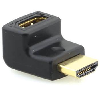Переходник HDMI розетка на HDMI вилку (угловой)