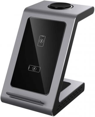 Беспроводное зарядное устройство Prestigio ReVolt A9 USB-C 3 А серый