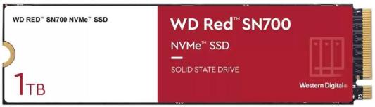 Твердотельный накопитель SSD M.2 1 Tb Western Digital Red SN700 Read 3430Mb/s Write 3000Mb/s 3D NAND TLC (WDS100T1R0C)
