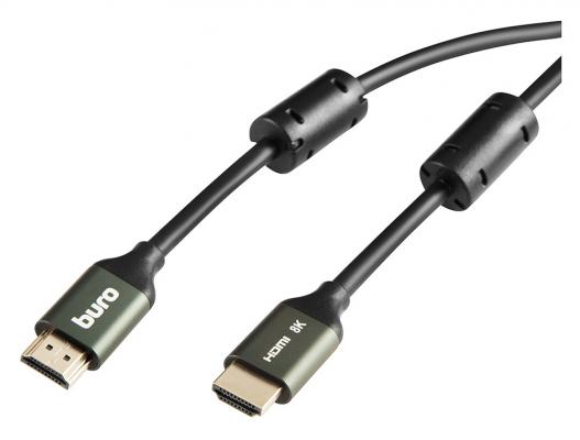 Кабель HDMI 5м Бюрократ BHP-HDMI-2.1-5G круглый черный