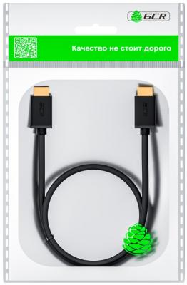 Кабель HDMI 2м Green Connection GCR-HM411-2.0m круглый черный