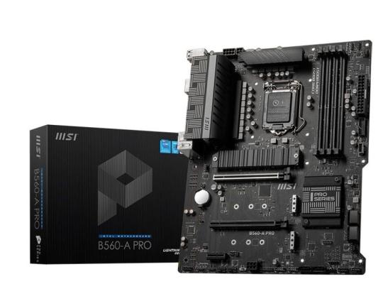 Материнская плата MSI B560-A PRO Soc-1200 Intel B560 4xDDR4 ATX AC`97 8ch(7.1) 2.5Gg+VGA+HDMI+DP