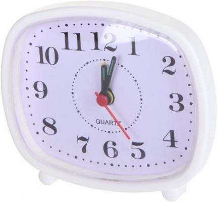 Perfeo Quartz часы-будильник "PF-TC-005", прямоугольные 10*8,5 см, белые