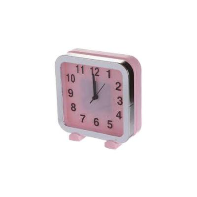 Perfeo Quartz часы-будильник PF-TC-018, квадратные 13*13 см, красные/сакура