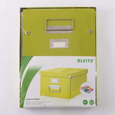 Короб для хранения Leitz 60440054 Click & Store A4 зеленый картон