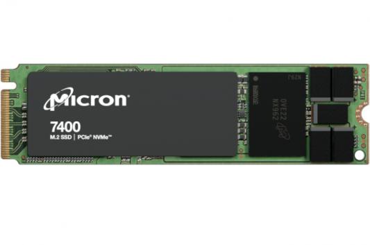 Micron 7400 PRO, 480GB, SSD, M.2(2280), NVMe, PCIe 4.0 x4, 3D TLC, R/W 4400/530MB/s, IOPs 120 000/25 000, 800TBW, DWPD 1 (5 лет)