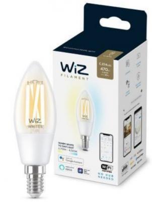 Лампа светодиодная WiZ Wi-Fi BLE 40W C35 E14927-65CL1PF/6