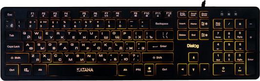 Клавиатура проводная Dialog KK-ML17U USB черный