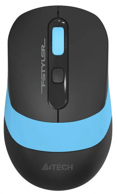 Мышь беспроводная A4TECH Fstyler FB10C чёрный синий USB + радиоканал