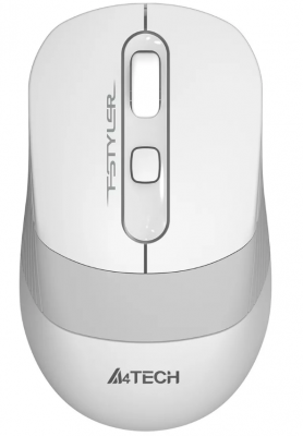 Мышь беспроводная A4TECH Fstyler FB10C белый серый USB + радиоканал