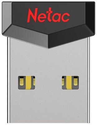 Флешка 64Gb Netac UM81 USB 2.0 черный флешка netac u785с 32 gb жемчужный никель