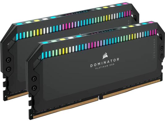 Оперативная память для компьютера 32Gb (2x16Gb) PC5-41600 5200MHz DDR5 DIMM CL40 Corsair Dominator Platinum CMT32GX5M2B5200C40