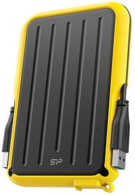 Внешний жесткий диск 2.5" 2 Tb USB 3.1 Silicon Power Armor A66 желтый черный SP020TBPHD66SS3Y