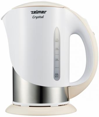Чайник Zelmer ZCK7630I 2200 Вт бежевый белый 1.7 л пластик (71505049P)